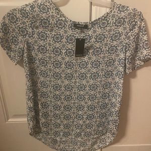 Premise Blue Medallion Blouse